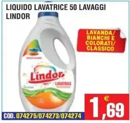 Immenso Cash Liquido lavatrice Lindor offerta