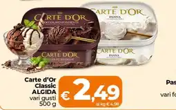 Ipercoop Radenza Carte d'Or Classic Algida offerta