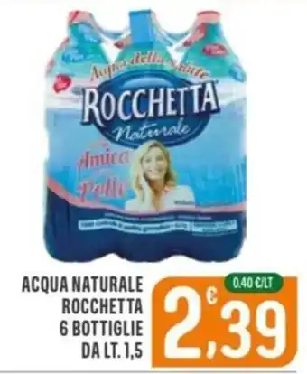 Acqua naturale Rocchetta