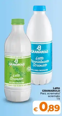 Ipercoop Radenza Latte Granarolo Parz. scremato offerta
