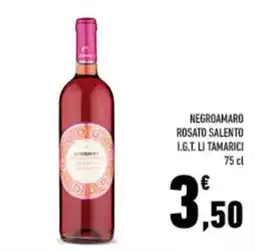 Conad City Negroamaro rosato salento offerta