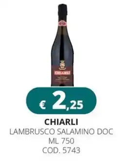Altasfera Chiarli Lambrusco Salamino Doc offerta