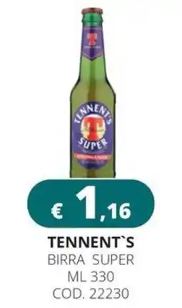 Altasfera Tennent's birra super offerta