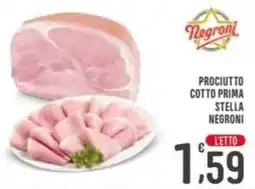 La Mimosa Supermercati Prosciutto cotto prima stella negroni offerta