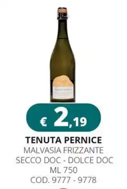Altasfera Tenuta Pernice Malvasia Frizzante offerta