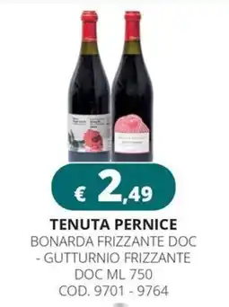 Altasfera Tenuta Pernice Bonarda Frizzante Doc - Gutturio Frizzante Doc offerta