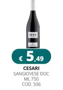Altasfera Cesari Sangiovese DOC offerta