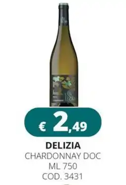 Altasfera Delizia Chardonnay Doc offerta