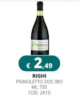 Altasfera Righi Pignoletto Doc Bio offerta