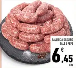 Conad City Salsiccia di suino sale e pepe offerta