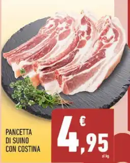 Conad City Pancetta di suino con costina offerta