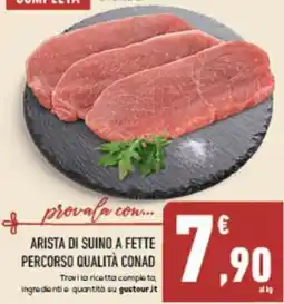 Conad City Arista di suino a fette Percorso qualità Conad offerta