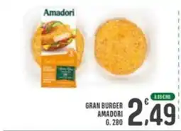 La Mimosa Supermercati Gran burger Amadori offerta
