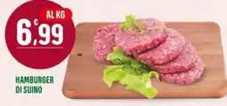 La Mimosa Supermercati Hamburger di suino offerta