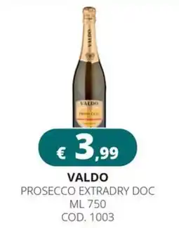 Altasfera Valdo Prosecco ExtraDry DOC offerta