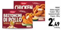 Conad City Findus bastoncini di pollo offerta