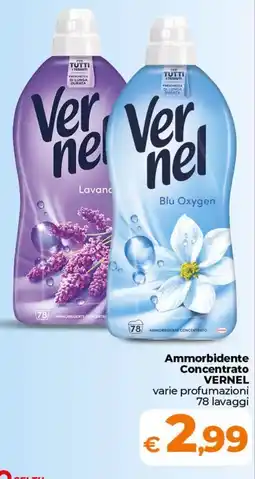 Ipercoop Radenza Ammorbidente Concentrato Vernel offerta