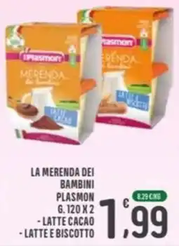 La Mimosa Supermercati Merenda dei bambini Plasmon offerta
