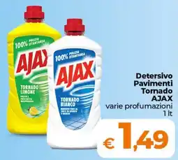 Ipercoop Radenza Detersivo Pavimenti Tornado AJAX offerta