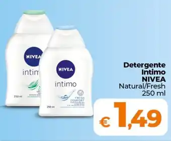 Ipercoop Radenza Detergente Intimo NIVEA Natural/Fresh offerta