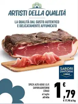Conad City Speck Alto Adige I.G.P. Sapori&Dintorni Conad offerta