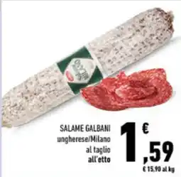 Conad City Salame Galbani offerta