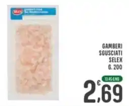 La Mimosa Supermercati Gamberi sgusciati Selex offerta