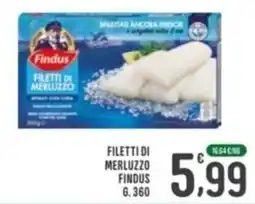 La Mimosa Supermercati Filetti di merluzzo Findus offerta
