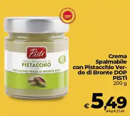 Ipercoop Radenza Crema spalmabile al pistacchio Pistì offerta