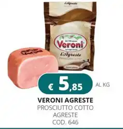 Altasfera Veroni Agreste Prosciutto Cotto offerta