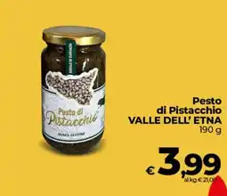 Ipercoop Radenza Pesto di Pistacchio offerta