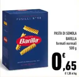 Conad City Fusilli Barilla offerta