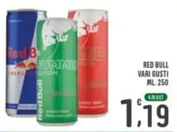 La Mimosa Supermercati Red Bull vari gusti offerta