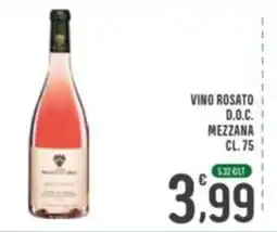 La Mimosa Supermercati Vino rosato Mezzana offerta