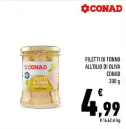 Conad City Filetti di tonno Conad offerta