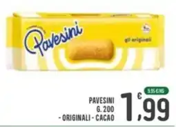 La Mimosa Supermercati Pavesini originali cacao offerta
