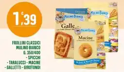 La Mimosa Supermercati Frollini classici Mulino Bianco offerta