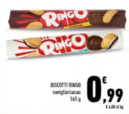 Conad City Biscotti Ringo offerta