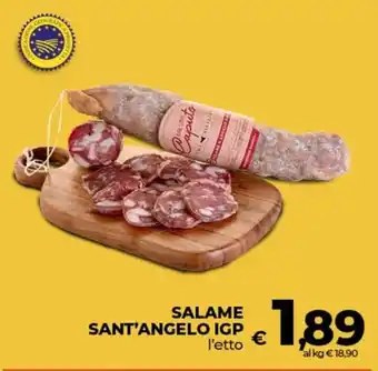 Ipercoop Radenza Salame Sant'Angelo IGP Caputo offerta