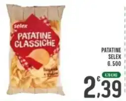 La Mimosa Supermercati Patatine classiche Selex offerta