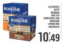 La Mimosa Supermercati Caffè Borbone offerta