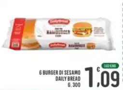 La Mimosa Supermercati Burger di sesamo Daily Bread offerta