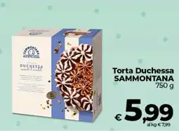 Ipercoop Radenza Torta Duchessa Sammontana offerta