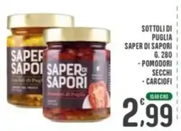 La Mimosa Supermercati Saper di sapori Sottoli di Puglia offerta