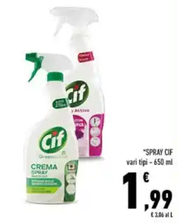 Conad City Spray Cif offerta