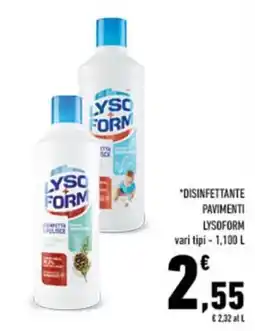 Conad City Disinfettante pavimenti Lysoform offerta