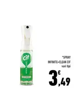Conad City Spray infinite+clean cif offerta