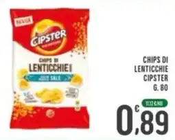 La Mimosa Supermercati Chips di lenticchie Cipster offerta