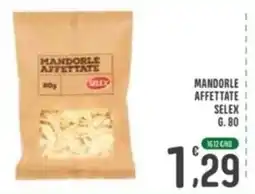 La Mimosa Supermercati Mandorle affettate Selex offerta