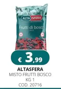 Altasfera AltaSfera Frutti di bosco misti offerta